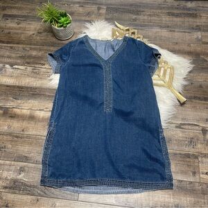 Soft Surroundings Denim Shift Dress